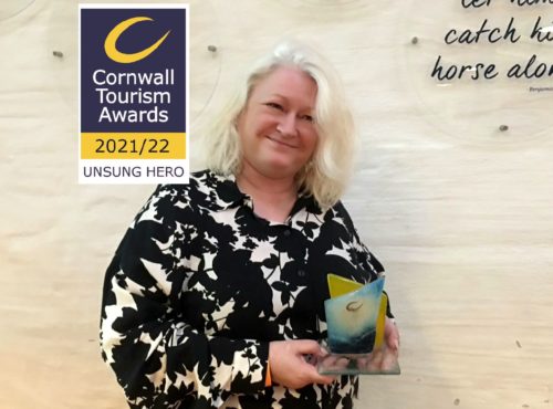 Head of Housekeeping, Sue Paull, Cornwall Tourism Awards Winner from Budock Vean Hotel