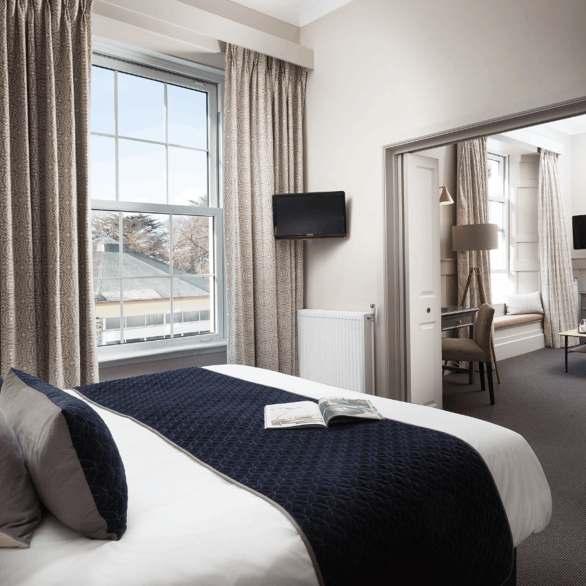 Bedroom at Budock Vean Hotel | Cornwall | UK